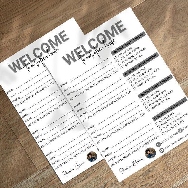 Real Anwesen Open House Unterschrift Flyer (Von Creator hochgeladen)