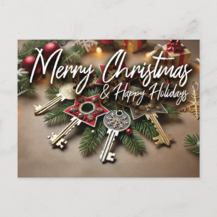 Real Anwesen Postcard - Weihnachten