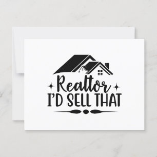 Real Anwesen Property Realtor Postkarte