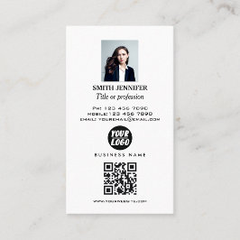 Real Anwesen QR Code berufliches Foto elegant Visitenkarte