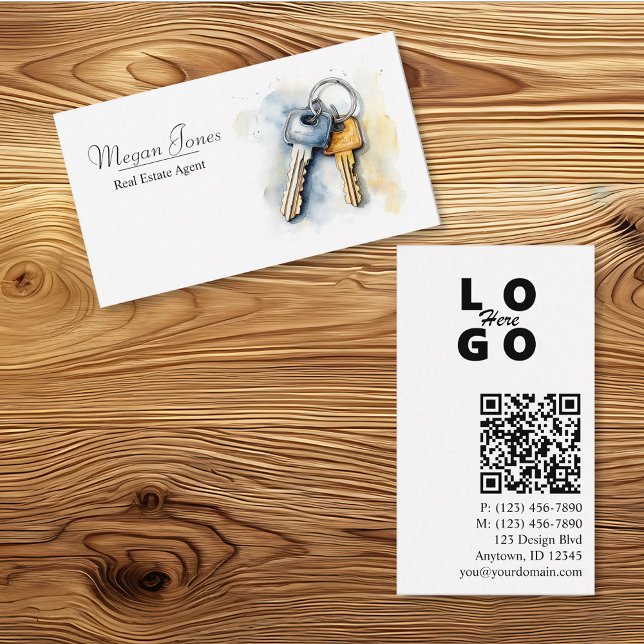 Real Anwesen, Realtor, Broker Business Card Visitenkarte (Von Creator hochgeladen)