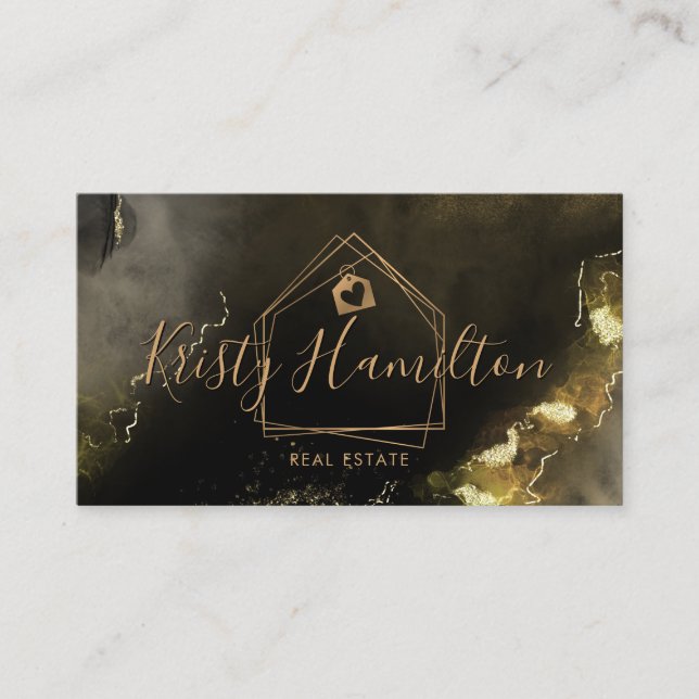 Real Anwesen Realtor Business Card Visitenkarte (Vorderseite)