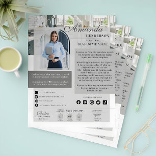 Real Anwesen Realtor Einführung Marketing Landwirt Flyer