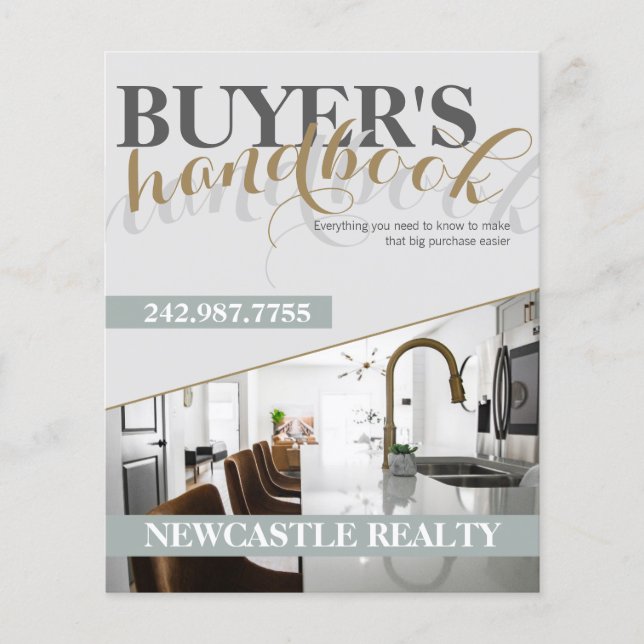 Real Anwesen Realtor Flyer (Vorne)