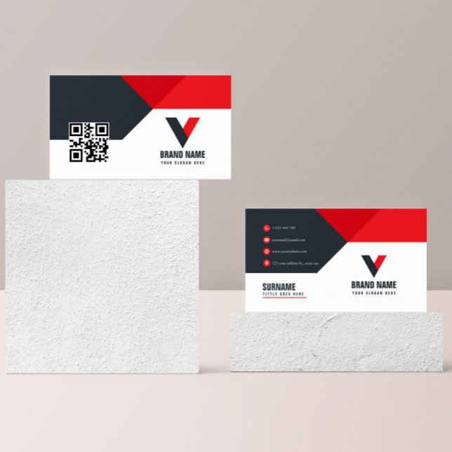 Real Anwesen Red Drak Qr Code Visitenkarte (Von Creator hochgeladen)