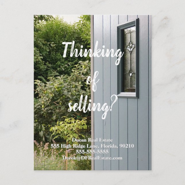 Real Anwesen Referenzen Mailer - Mehr verkaufen mi Postkarte (Vorderseite)