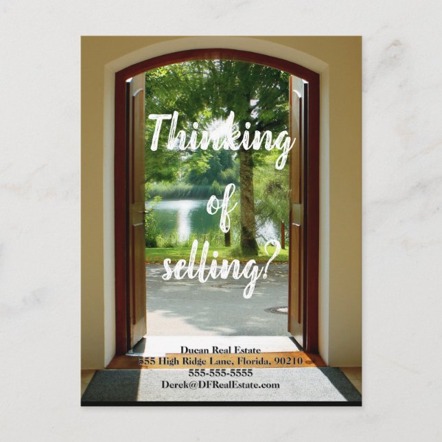 Real Anwesen Referenzen Mailer - Mehr verkaufen mi Postkarte (Vorderseite)