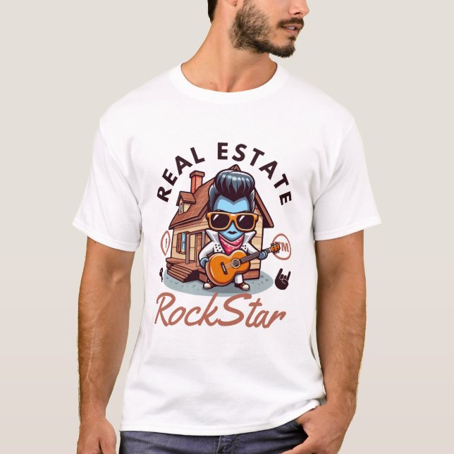 Real Anwesen Rockstar T-Shirt (Vorderseite)