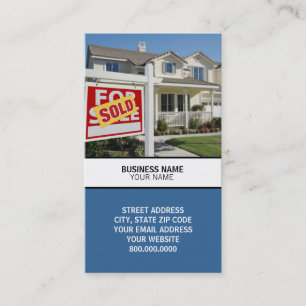 Real Anwesen Sales Business Card Visitenkarte