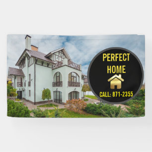Real Anwesen Sales Perfekte Zuhause Banner