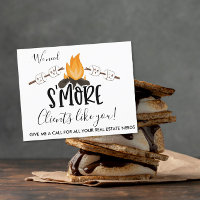 Real Anwesen SMORE Ankündigung Postkarte