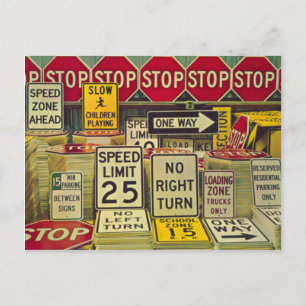 Real Anwesen Sold Sign Prospect Postcard Postkarte