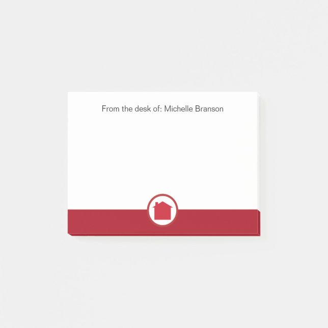 Real-Anwesen-Thema Post-it Klebezettel (Vorderseite)