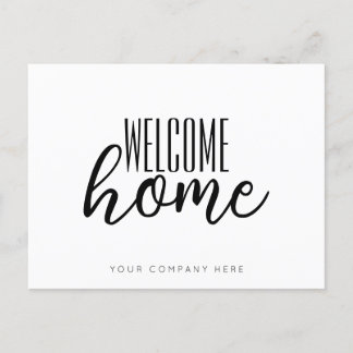 Real Anwesen Welcome Zuhause Postkarte