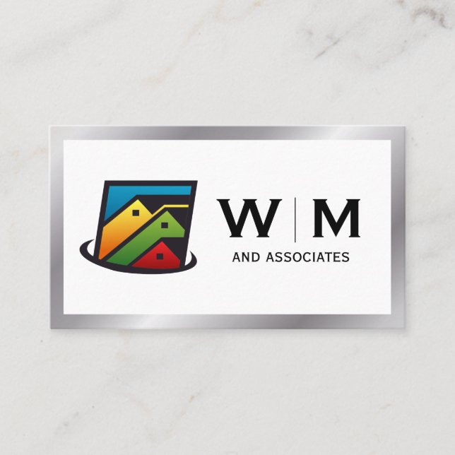 Real Anwesen Zuhause Visitenkarte (Vorderseite)