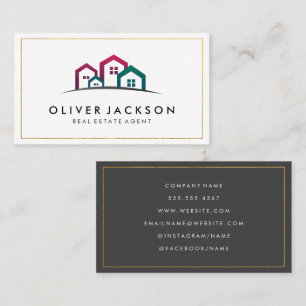 Real Anwesen Zuhause Visitenkarte