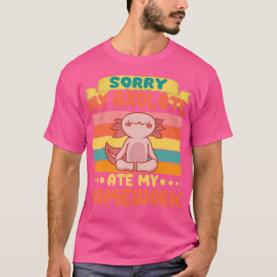 Real Axolotl Salamander Case T-Shirt