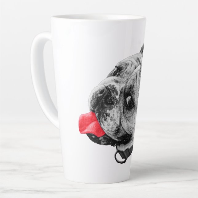 Real Bulldog Pop Milchtasse (Linke Ecke)