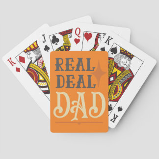 Real Deal Vater Vatertag Poker Night Spielkarten