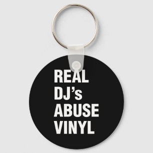 REAL DJ's MISSBRAUCH VINYL Schlüsselanhänger