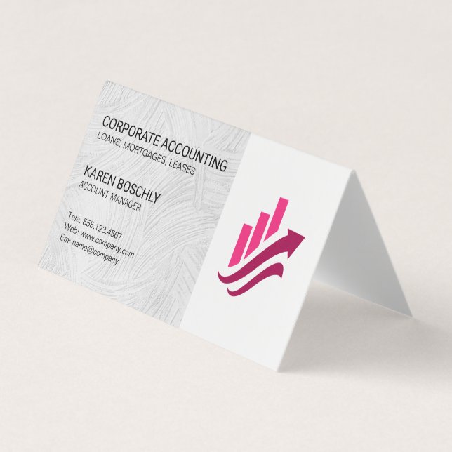 Real Estate | Account Manage | Corporate Fintech  Visitenkarten (Vorderseite)