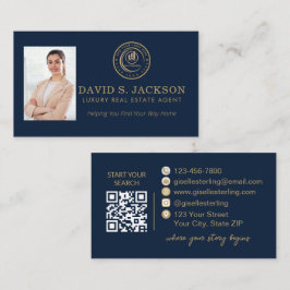 Real Estate Agent | Custom Logo Property Branding Visitenkarte