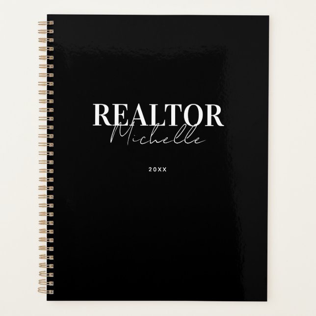 Real Estate Agent Realtor Appointment Book Planer (Vorderseite)