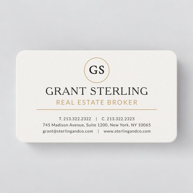 Real Estate Broker Professional Visitenkarte (Von Creator hochgeladen)