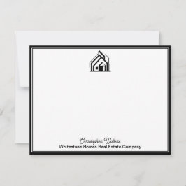 Real Estate Company Customized Realtor Logo Mitteilungskarte