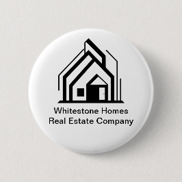 Real Estate Company Customized Realtor Name Tag Button