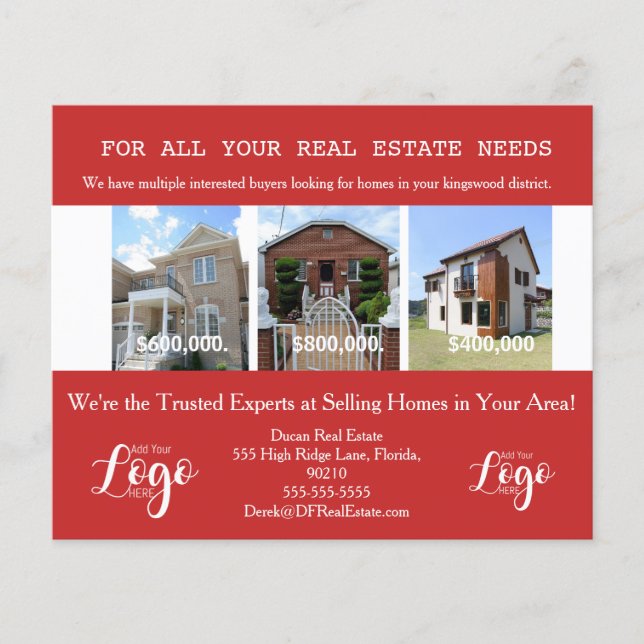 Real Estate School District Targeting Postcards Flyer (Vorne)