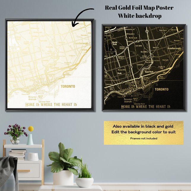 Real Foil Custom MAP GIFT Ihr City New Zuhause Gif Foliendrucke (Von Creator hochgeladen)