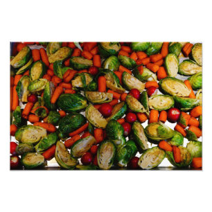 Real Food: Veggie Tray Fotodruck