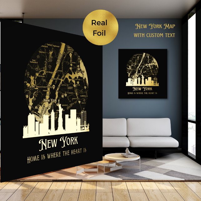 Real Fox NEW YORK Street Karte Foliendrucke (Von Creator hochgeladen)