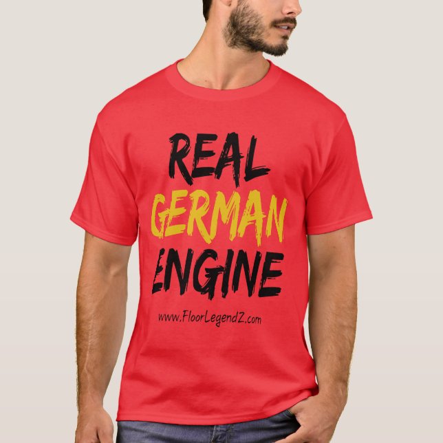 Real German Engine - World Tour T-Shirt (Vorderseite)