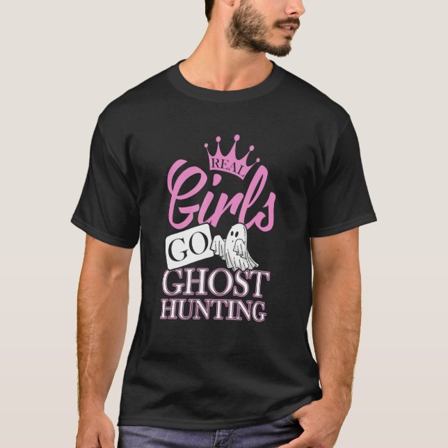 Real Girls Go Geist Jagdgeister Jäger Paranorma T-Shirt (Vorderseite)