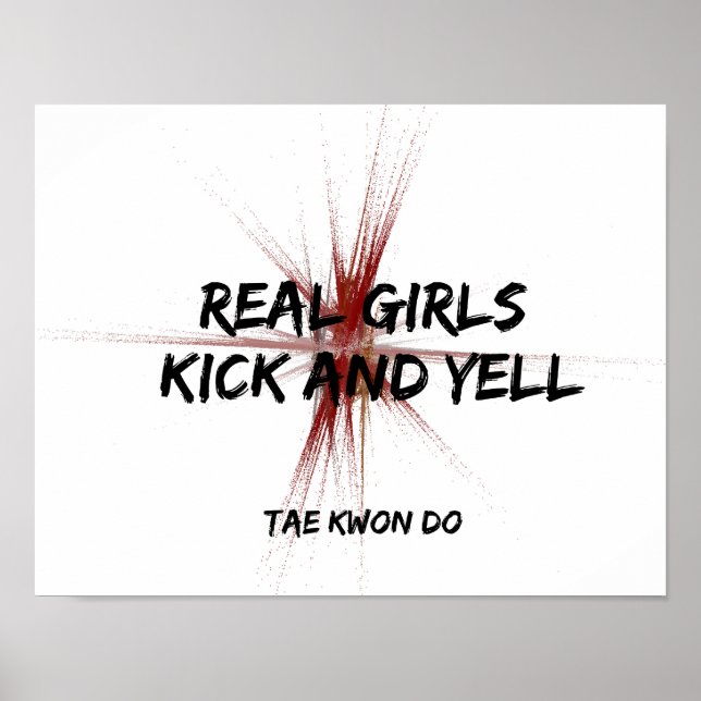 Real Girls Kick and Yell Poster (Vorne)