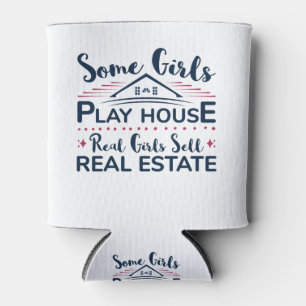 Real Girls Sell Real Estate Funny Agent Broker Dosenkühler