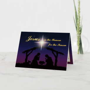 REAL Gold Foil Jesus ist die Geburtskarte des Verr