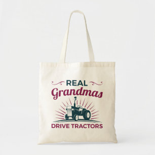 Real Grandmas Drive Traktoren Oma Bauer Tragetasche