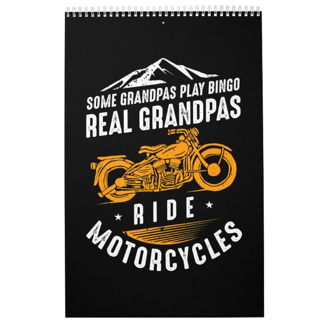 Real Grandpas Motorrad Geschenk für Biker Kalender (Titelbild)