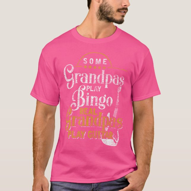 Real Grandpas Play Gitarre Gifts Musikgitarre T-Shirt (Vorderseite)