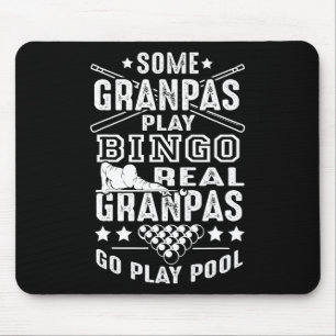 Real Grandpas Play Pool Mousepad
