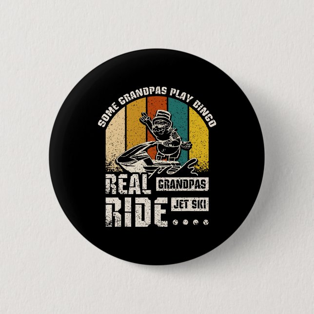 Real Grandpas Ride Jet Ski Button (Vorderseite)