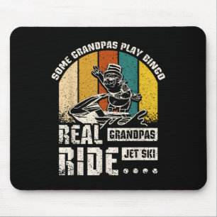 Real Grandpas Ride Jet Ski Mousepad