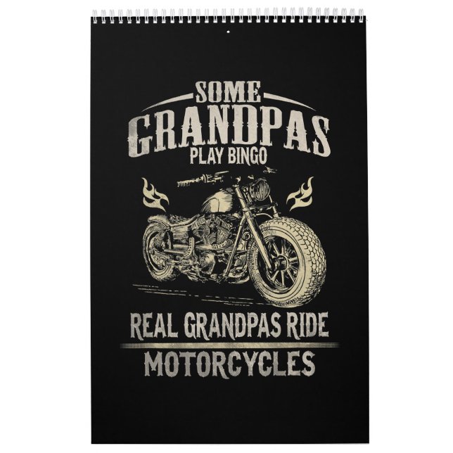 Real Grandpas Ride Motorrad Geschenk für Grandpas. Kalender (Titelbild)