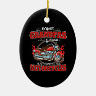 Real Grandpas Ride Motorräder Motorrad Lover Keramik Ornament