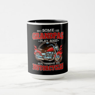 Real Grandpas Ride Motorräder Motorrad Lover Tasse