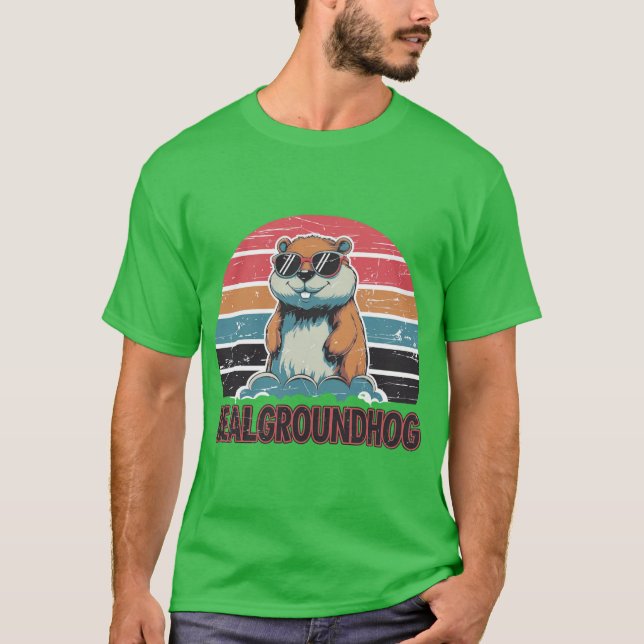 Real Groundhog T-Shirt (Vorderseite)
