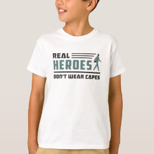 Real Heroes Paramedic Ambulance EMT EMS Funny T-Shirt